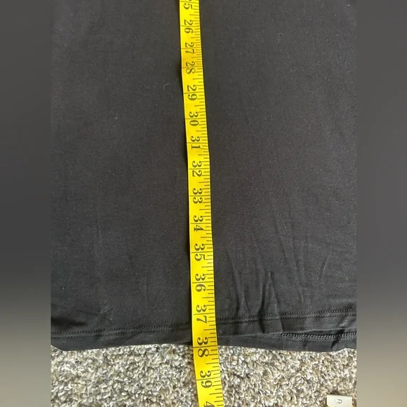 5/$25 Zenana Premium black boho draping loose fitting midi dress size medium - Picture 5 of 9